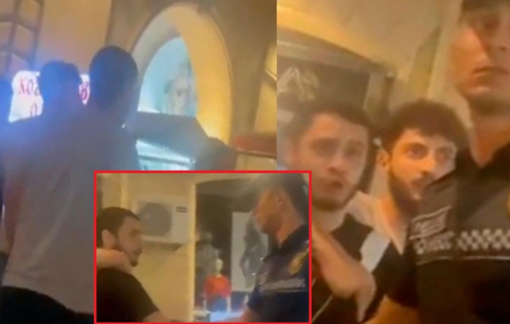 Bakının mərkəzindəki əlbəyaxa davaya görə iki nəfər saxlanılıb