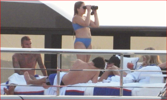 David Bekhemın Fransadakı YAXTA TƏTİLİ - FOTO