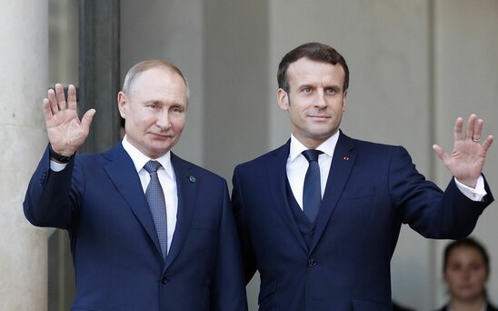 Makron və Putin Ukrayna məsələsini müzakirə ediblər