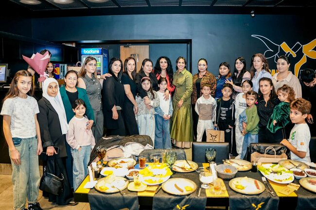 Dr.Aygün Ay və Cahangir Kərimzadənin təşəbbüsü ilə şəhid və qazı ailələri üçün səhər yeməyi təşkil olunub