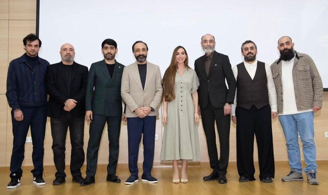 Arzu Əliyeva Bakı Ali Neft Məktəbində - Fotolar