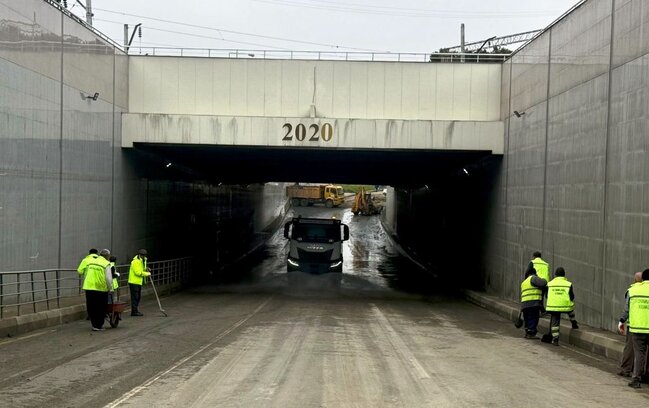 Güclü yağışdan sonra paytaxtda genişmiqyaslı daxili iməclik keçirilib