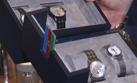 Rəcəb Tayyib Ərdoğan İlham Əliyevə saatlar hədiyyə etdi - FOTO