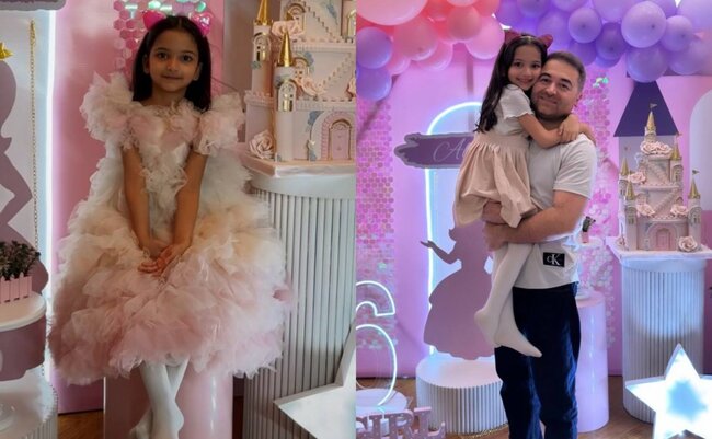 İlkin qızının ad günündən görüntü paylaşdı