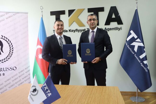 TKTA ilə "Mario Russo" brend arasında Anlaşma Memorandumu imzalanıb