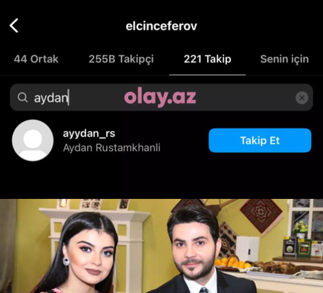 Elçinlə Aydan BARIŞDI - FOTO