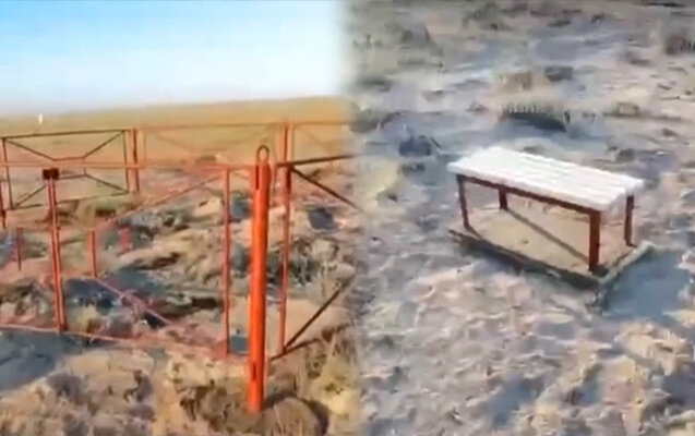 Təyyarənin qəzaya uğradığı yerdə xatirə meydançası... - Video