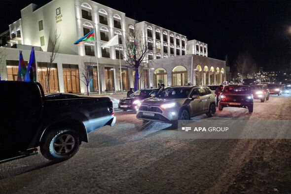 Şuşada İlham Əliyevin seçkidə qələbəsi münasibətilə atəşfəşanlıq - YENİLƏNİB + FOTO/VİDEO