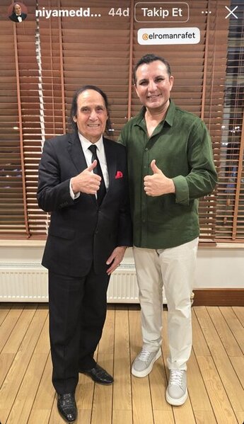 Rafet El Roman Niyaməddin Musayevlə - Foto