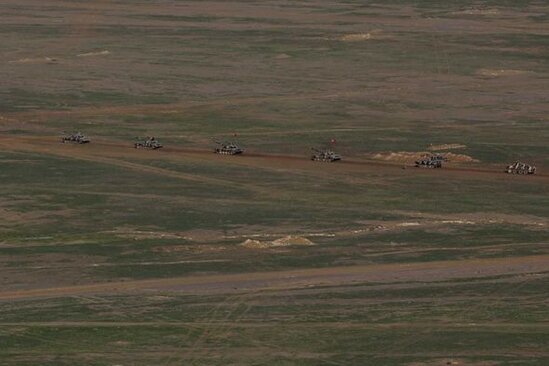 "Qardaş yumruğu" təlimində tanklar, təyyarələr, helikopterlər və PUA-lardan istifadə edilib - FOTO