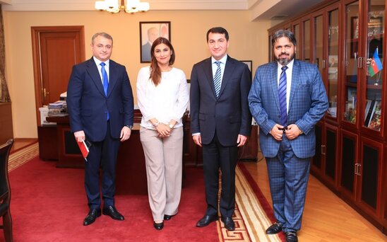 Hacıyev Pakistanın TV rəhbərliyi ilə görüşdü