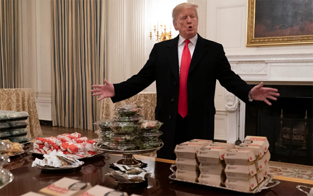 Trampın sevimli yeməyi bu imiş