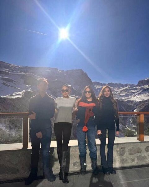 Prezidentin ailəsi "Şahdağ"da - Fotolar