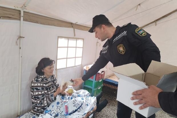 FHN Qarabağın erməniəsilli əhalisi üçün çadırlar qurub - FOTO