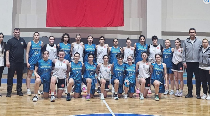 Azərbaycanın qadınlardan ibarət basketbol millləri Türkiyədə parlaq qələbələr qazanıb