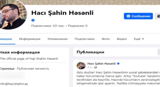 Hacı Şahin Həsənlinin sosial şəbəkələrdəki videolarını silənlərin məqsədi nədir? - VİDEO