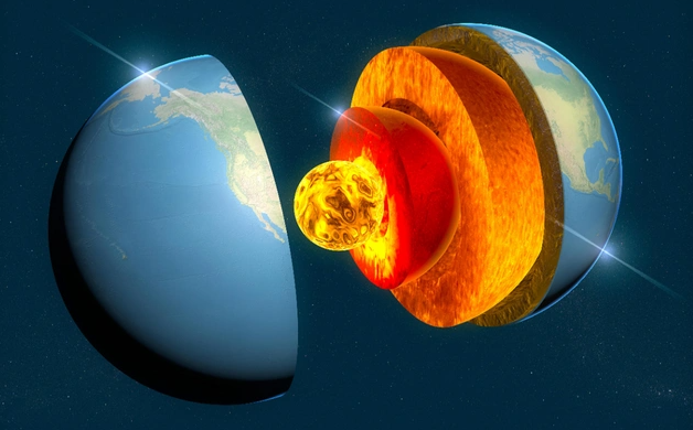 Yer nüvəsinın fırlanma sürəti azalır