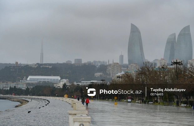 Dəyişkən buludlu, bəzi yerlərdə çiskin - Həftənin ilk iş gününün HAVASI