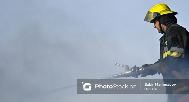 Xocalıda ildırım düşməsi nəticəsində evdə yanğın olub