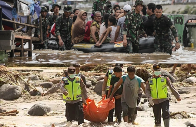 İndoneziyada daşqın və torpaq sürüşmələri nəticəsində ölənlərin sayı 1000 nəfərə çatıb