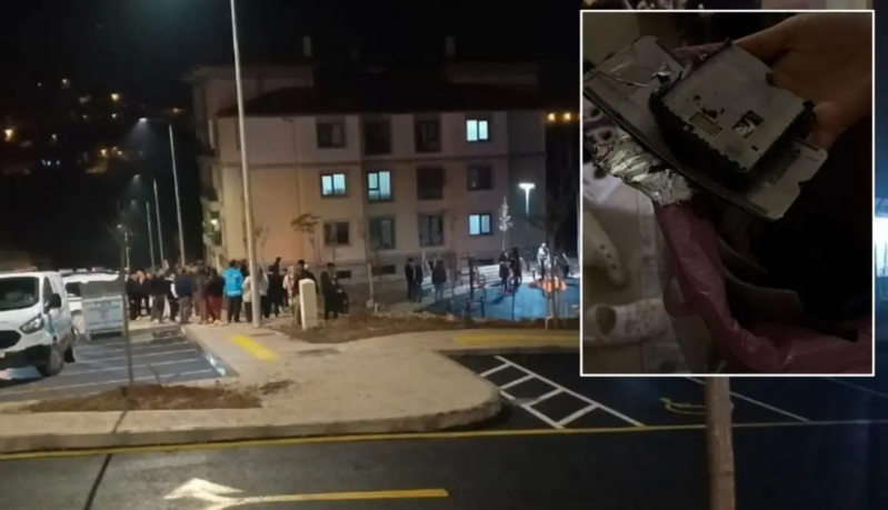 Enerjiyə qoyulan mobil telefon güclü partlayışa səbəb oldu