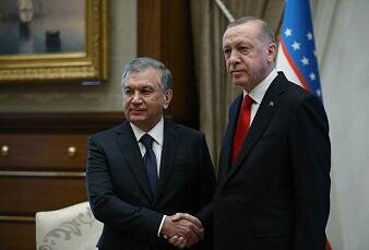 Ərdoğan Mirziyayevlə danışdı