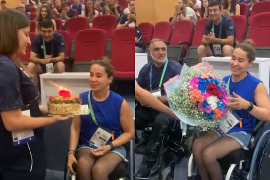 V İslam Həmrəyliyi Oyunlarında iştirak edən paralimpiyaçımıza xoş sürpriz