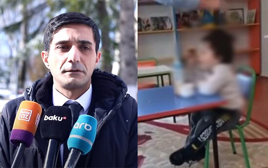 "Ərkyana vurmaq istəyib, bərk alınıb" - Döyülən uşağın atası