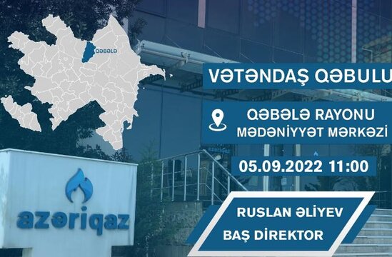 Birliyin baş direktorunun Qəbələ və Oğuz sakinləri ilə görüşü olacaq