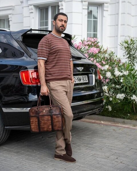 Saxlanılma xəbəri yayılan Namiqin "Bentley"si - FOTOlar