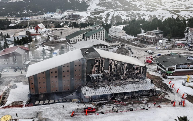 Məşhur xizəkçinin öldüyü hoteldəki yanğına görə 5 nəfər saxlanıldı
