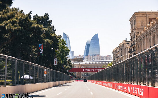 "Formula 1" pilotları Bakıda - FOTO