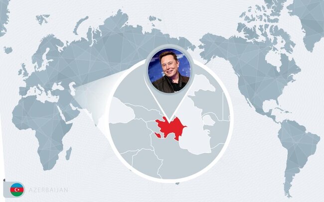 İlon Maskın interneti Azərbaycanda - Qiymətlər qonşu ölkələrdən UCUZDUR