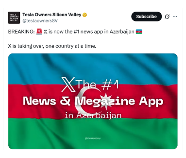 İlon Maskdan Azərbaycanla bağlı PAYLAŞIM