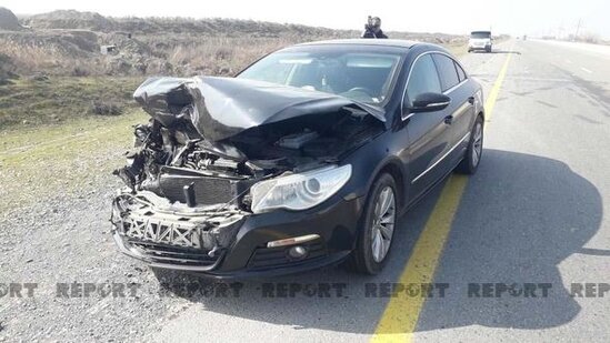 Bakı-Qazax yolunda ağır QƏZA: Səkkiz nəfər xəsarət aldı - FOTO