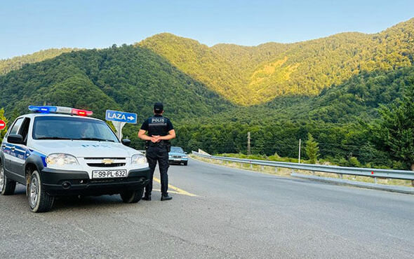 Polis istirahət zonalarında fasiləsiz xidmət aparır - FOTO