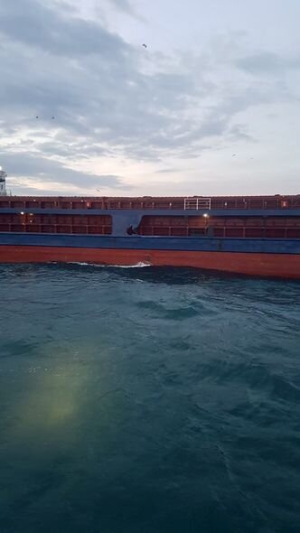 Türkiyə və Rusiyaya məxsus gəmilər toqquşdu - FOTO/VİDEO