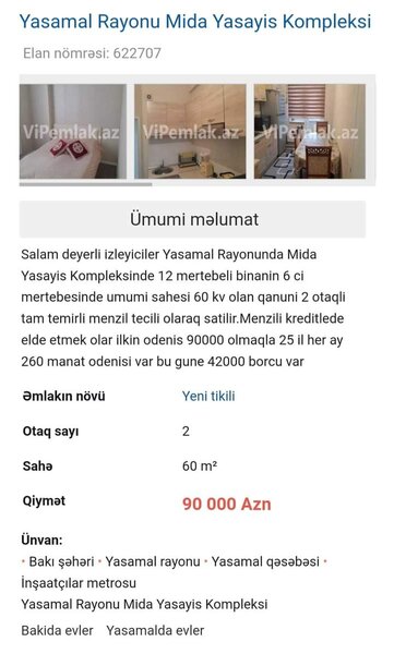 MİDA-nın güzəştli mənzilləri saxta yollarla əldə edilib, baha qiymətə satılır: PREZİDENTƏ MÜRACİƏT