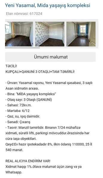 MİDA-nın güzəştli mənzilləri saxta yollarla əldə edilib, baha qiymətə satılır: PREZİDENTƏ MÜRACİƏT