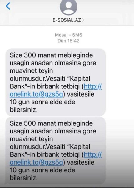 Göndərilən o SMS düz imiş - Foto