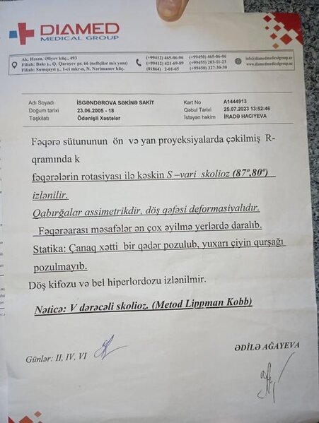 Səkinənin sizin köməyinizə ehtiyacı var