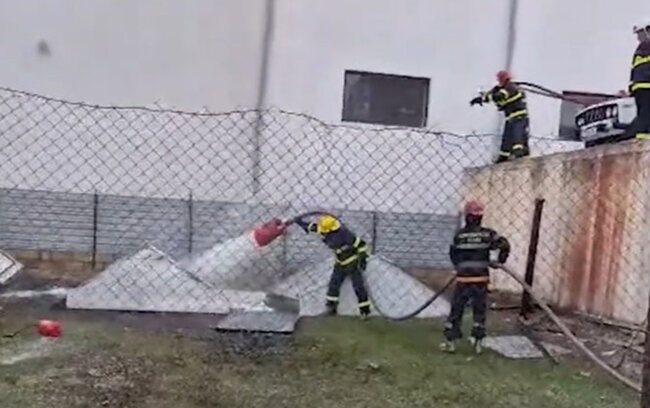 Şəmkirdə yanacaqdoldurma məntəqəsində yanğın - Video