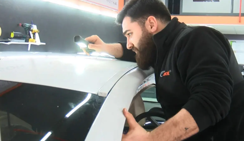 Avtomobilin sonradan dəyişdirildiyi ekspertizada üzə çıxdı, sahibi xəstəxanalıq oldu - VIDEO