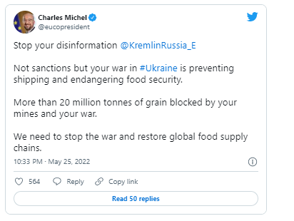 Şarl Mişeldən Kremlə xəbərdarlıq: "Dezinformasiya yaymağı dayandırın!" - FOTO