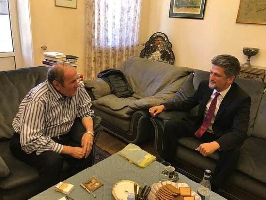 Türkiyəli deputat Levon Ter Petrosyanla görüşüb