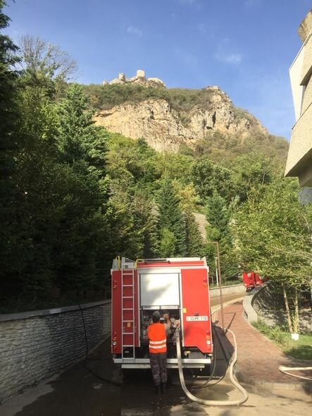 "Qalaaltı" yaxınlığındakı meşə yanğınları söndürülüb - FOTO