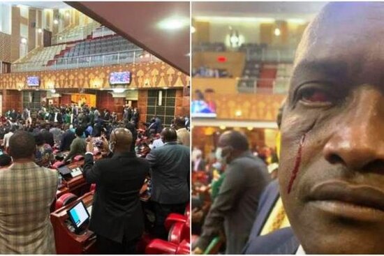 Keniya parlamentində dava düşdü - VİDEO