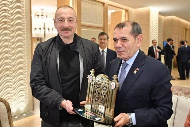 "Qalatasaray"ın prezidenti Azərbaycana təşəkkür etdi - FOTO