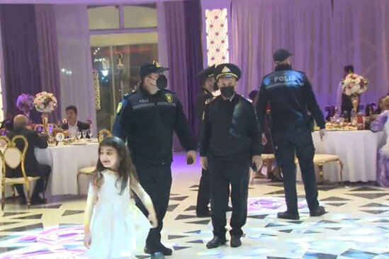 Polis toylarla bağlı monitorinqin görüntülərini yaydı - FOTO/VİDEO