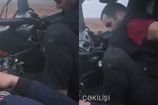 Kürdəmirdə iki yük maşını toqquşdu - VİDEO